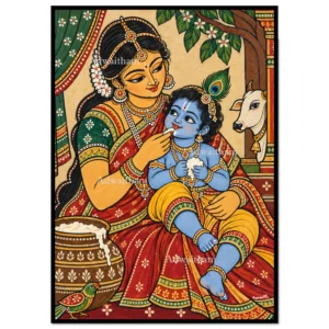 DA16 Yashoda Krishnar – A Mother's Infinite Love, Embracing the Divine Child with Tenderness and Devotion