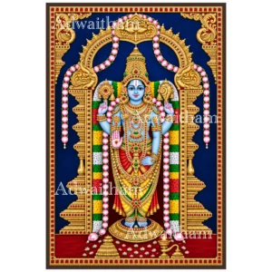 Perumal: The Divine Lord Vishnu, Standing in Radiant Grace, Blessing Every Home with Protection and Peace