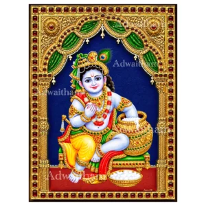 TR96 Butter Krishna: The Divine Child with the Pot of Butter, Spreading Joy and Sweetness