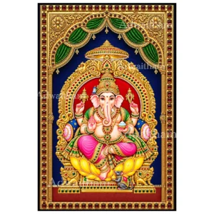 TR97 Ganesha: The Remover of Obstacles, Seated in Majestic Splendour, Blessing Every New Beginning