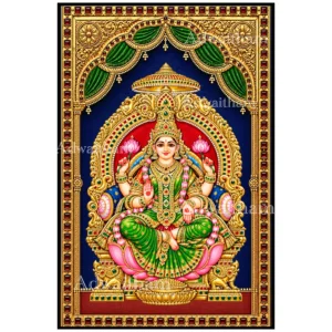 TR98 Lakshmi: The Divine Mother of Prosperity, Seated in Radiant Grace, Blessing Every Home
