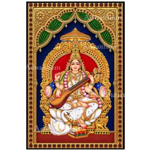 TR99 Saraswathy: The Divine Mother of Wisdom, Music and Learning, Seated in Radiant Grace